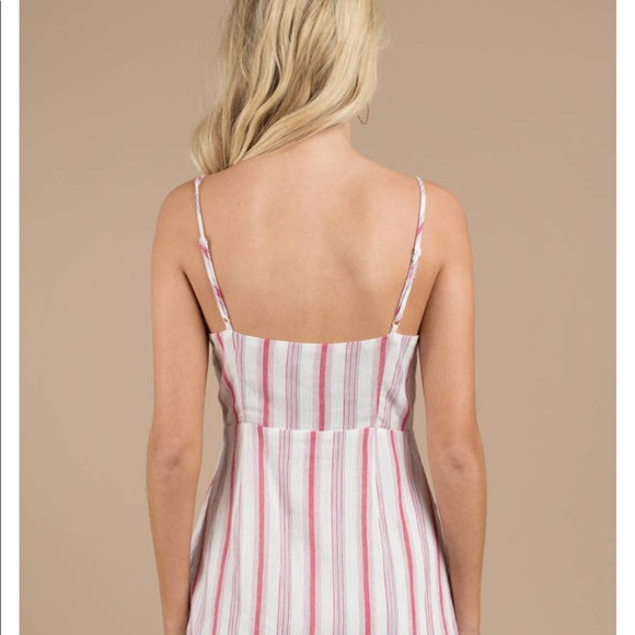 TOBI Americana Stripe Red Multi Dress (S) - Picture 4 of 8